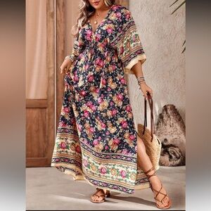 Gorgeous 😍 Boho Floral Maxi Dress